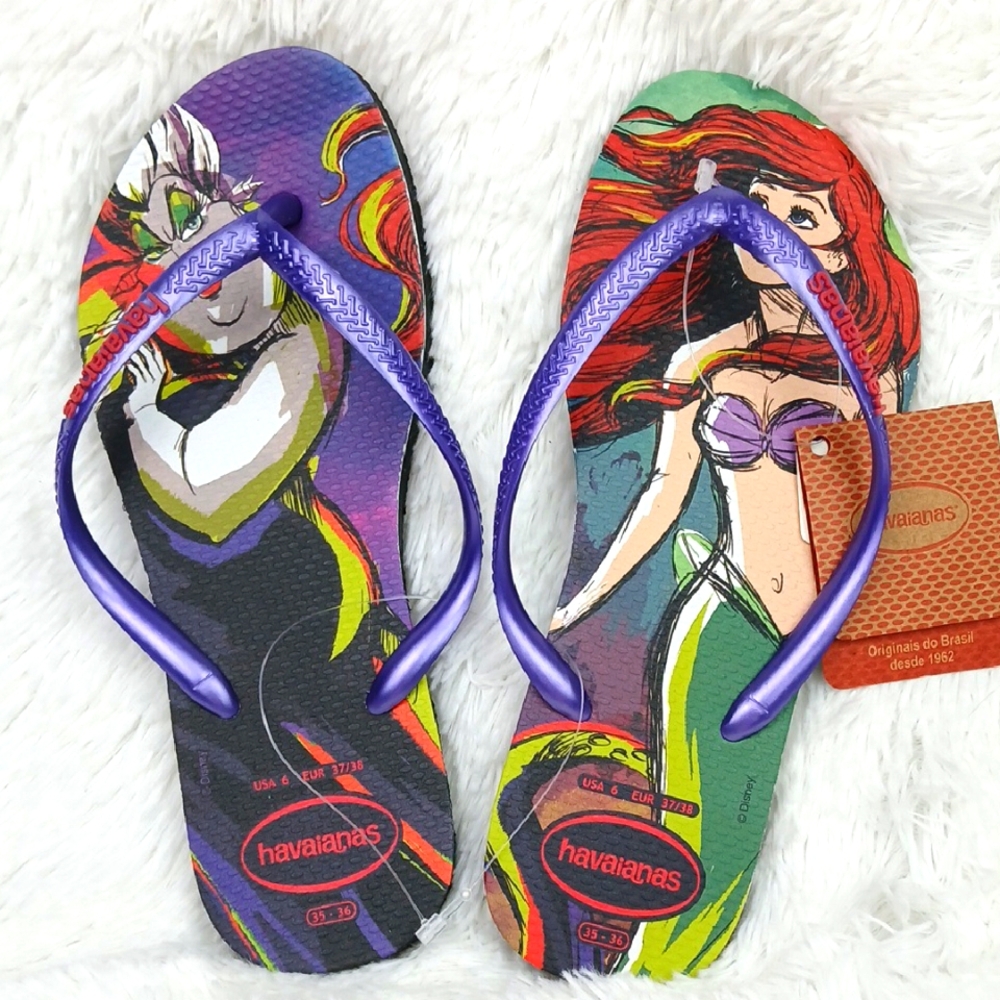 Havaianas Women's Disney Villains Little Mermaid Flip Flops